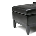 Oregon 42 Inch Wide Storage Ottoman Bench with Tray