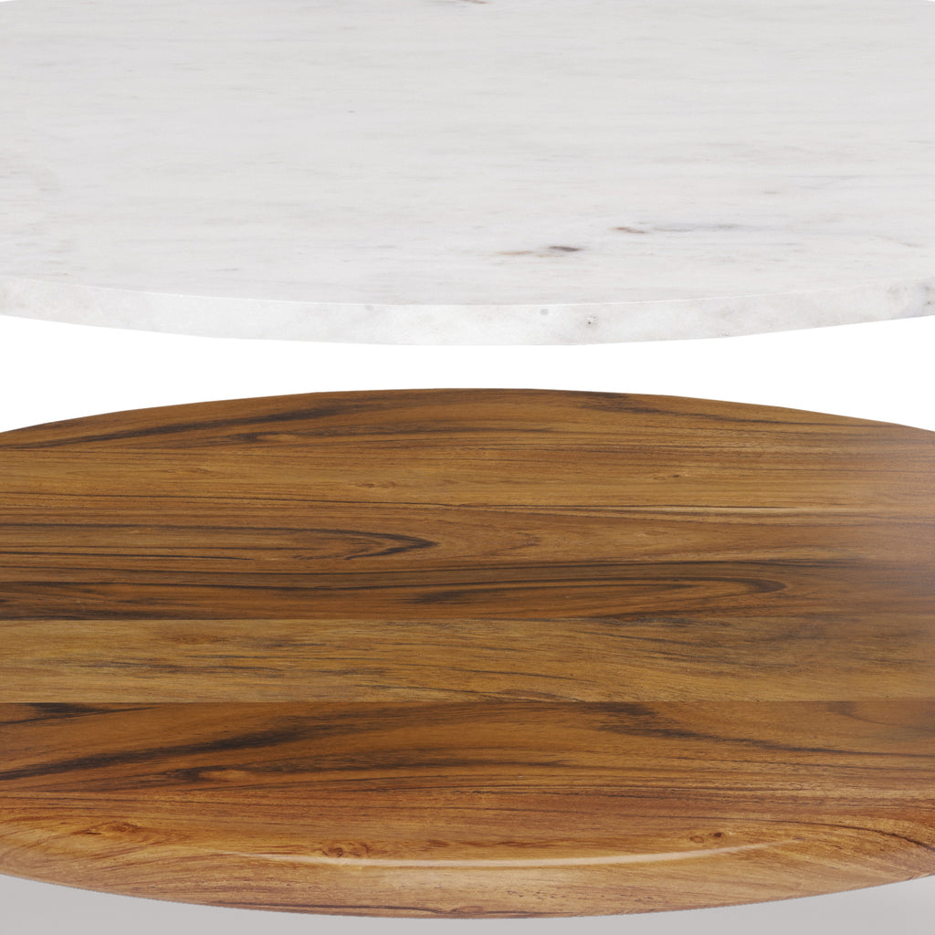 Wagner 30 Inch Wide Solid Acacia Wood Coffee Table
