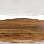 Wagner 30 Inch Wide Solid Acacia Wood Coffee Table