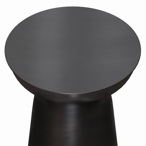 Toby 17 Inch Wide Modern Industrial Metal Accent Table