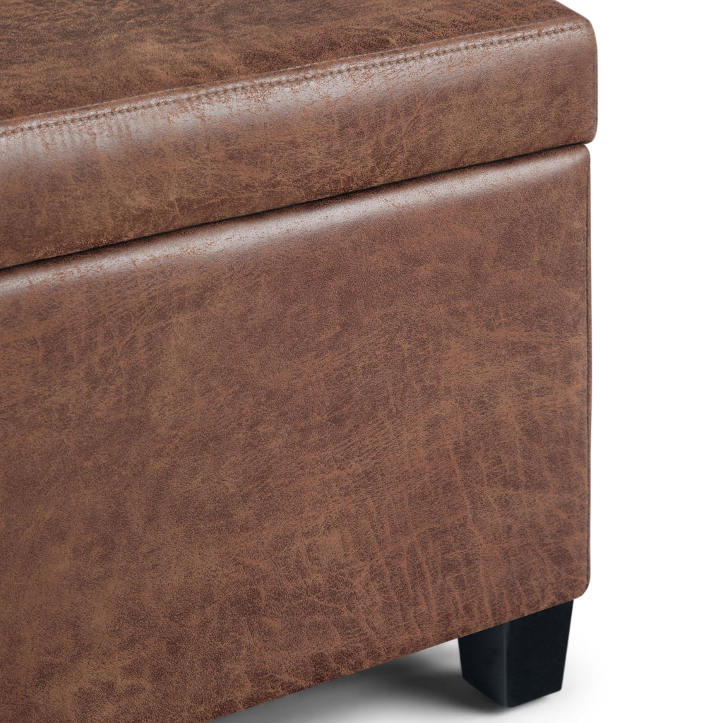 Avalon 48 Inch Wide Storage Ottoman Bench