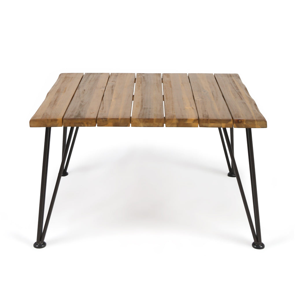 Zion Industrial Wood And Metal Coffee Table