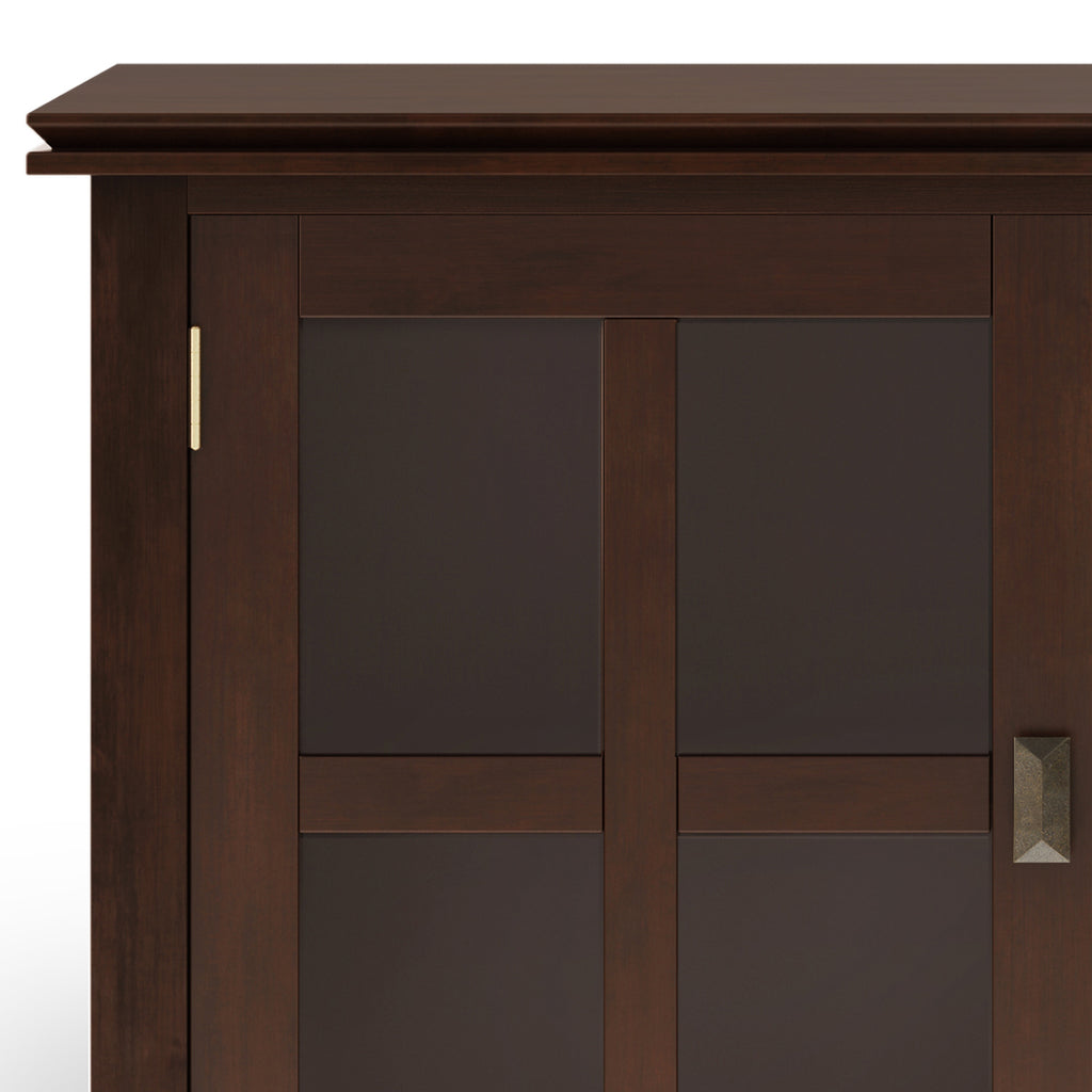 Artisan 60 Inch Wide Solid Wood Large Sideboard Buffet in Russet