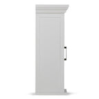 Avington 15 Inch Wide Solid Wood Single Door Wall Cabinet in Pure