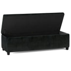 Avalon 54 Inch Wide Extra Large Storage Ottoman Bench