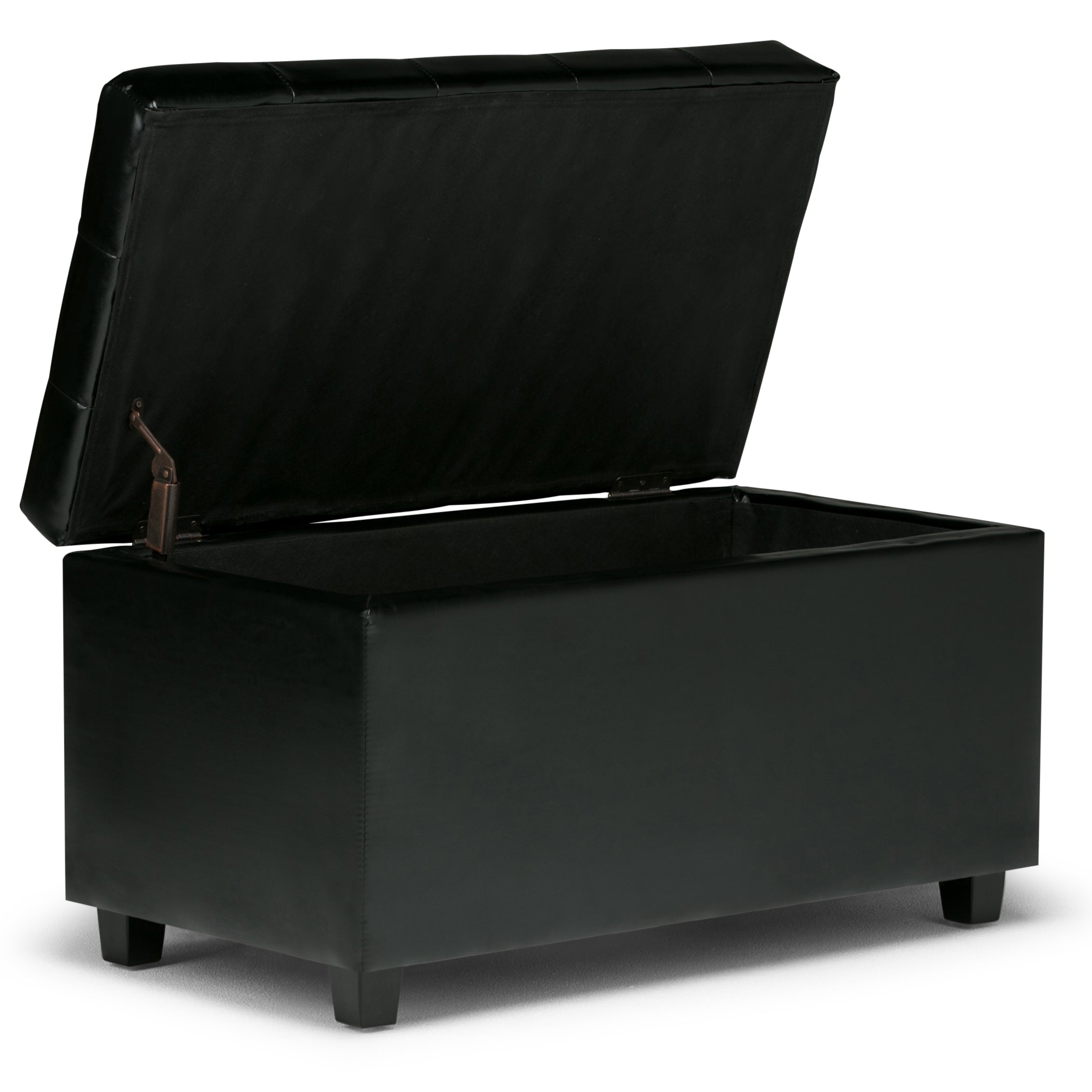 Cosmopolitan 34 Inch Wide Storage Ottoman
