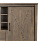 Ela - Sideboard with Wine Storage - Smoky