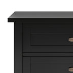 Warm Shaker Solid Wood 24" Wide Transitional Nightstand