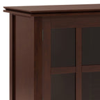 Artisan 60 Inch Wide Solid Wood Large Sideboard Buffet in Russet