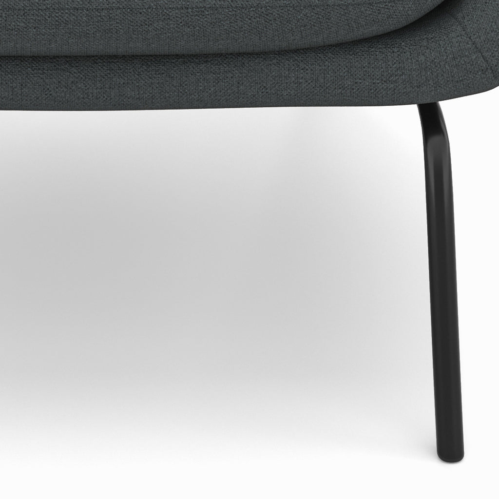 Elmont Accent Chair in Steel