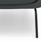 Elmont Accent Chair in Steel