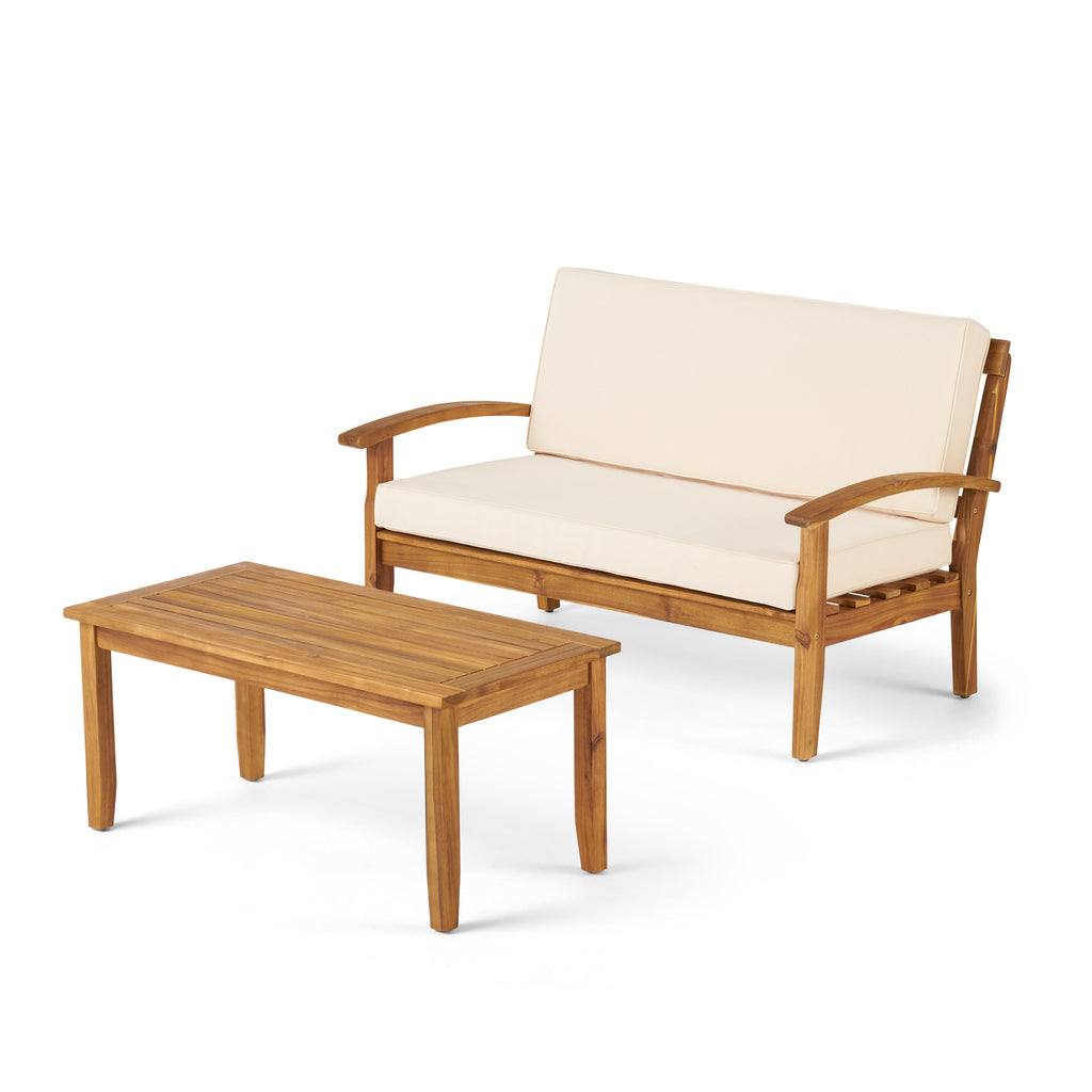 Peyton Love Seat + Coffee Table