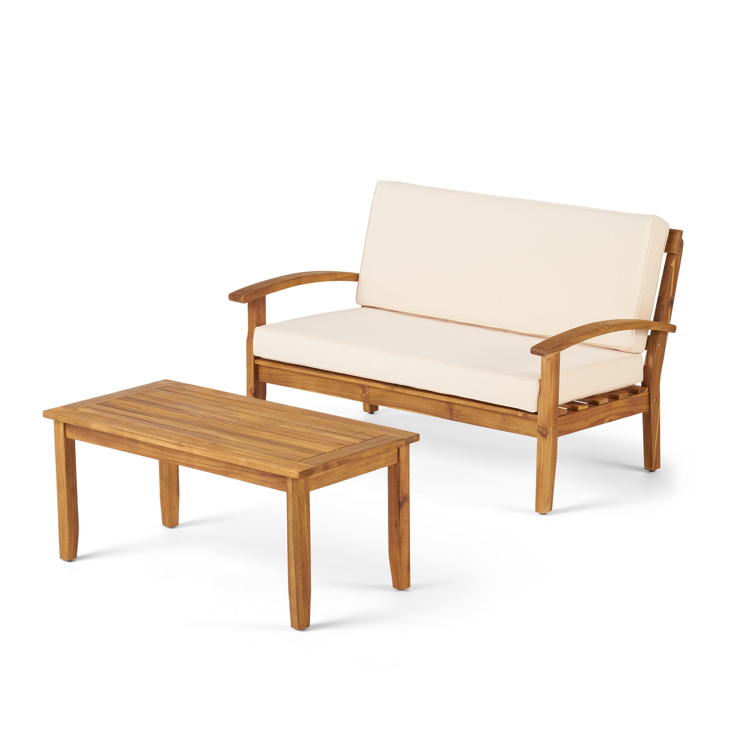 Peyton Love Seat + Coffee Table