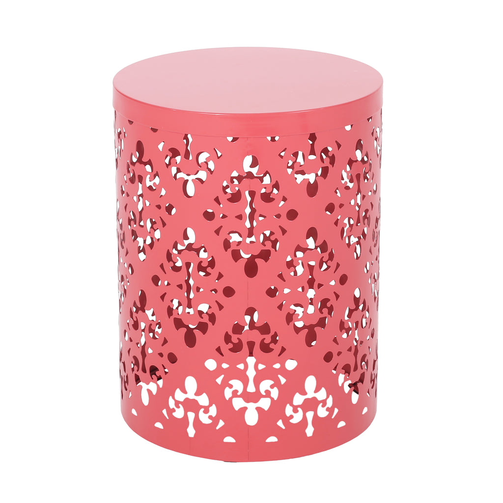 Outdoor Metal End Table - Large