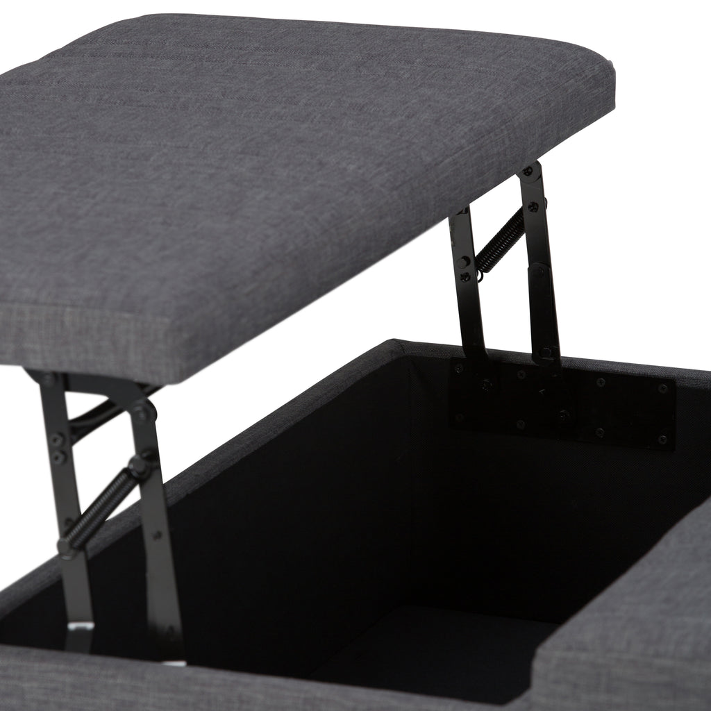 Ellis Coffee Table Storage Ottoman