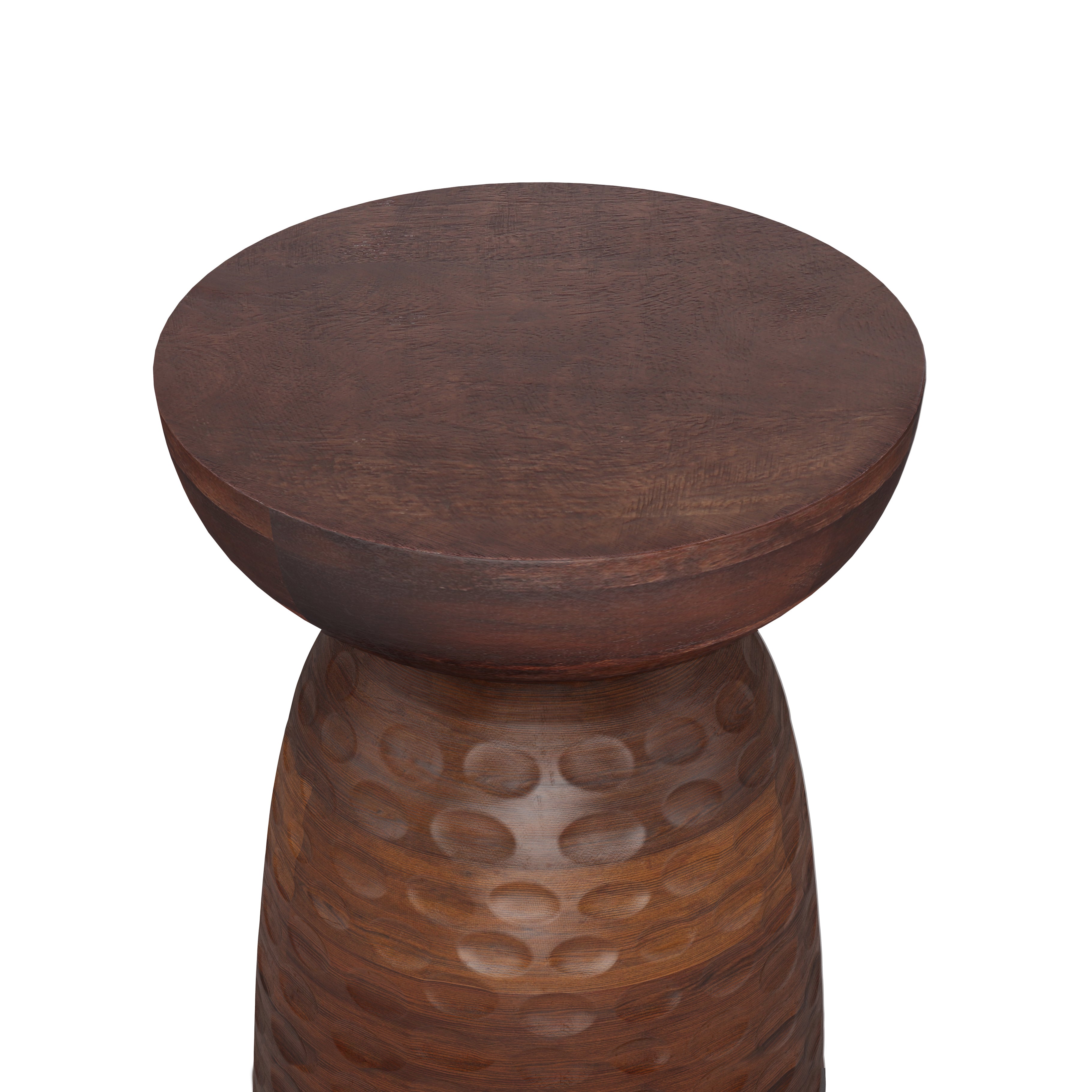 Boyd 13 Inch Solid Mango Accent Table