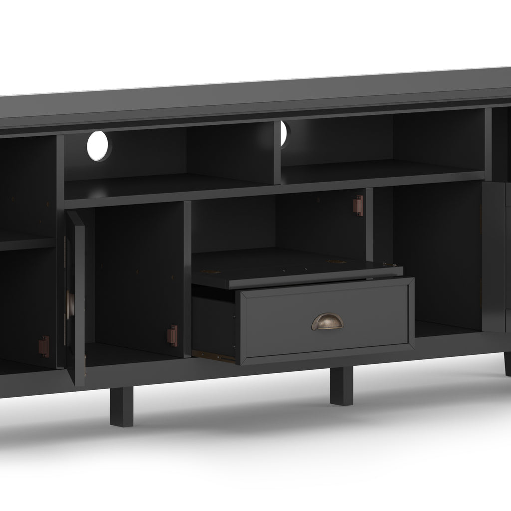 Redmond 72 Inch Wide Solid Wood TV Stand