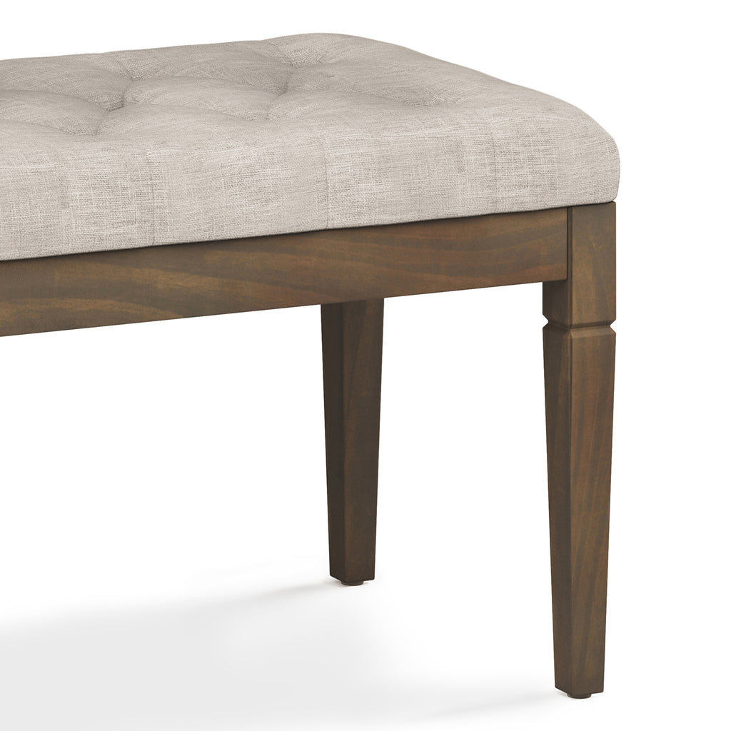 Waverly Small Tufted Ottoman Bench