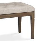Waverly Small Tufted Ottoman Bench