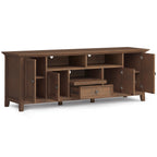 Amherst 72 Inch Wide Solid Wood TV Stand in Rustic