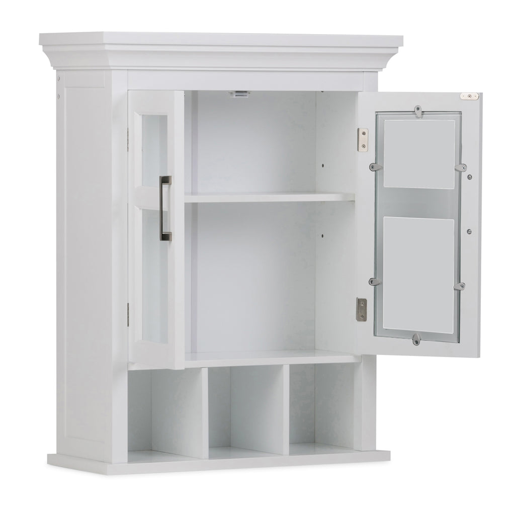 Avington 24 Inch Wide Solid Wood Two Door Wall Cabinet