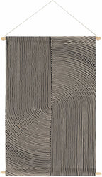 Lanse Black and White Geometric Wall Hanging