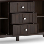 Bedford 54 Inch Wide Solid Wood Sideboard Buffet in Dark Tobacco