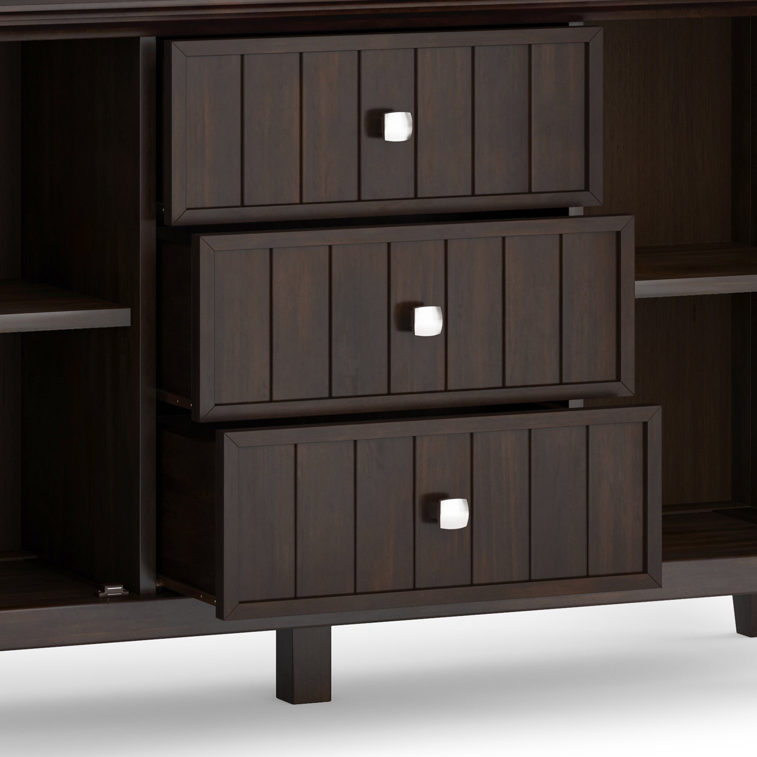 Bedford 54 Inch Wide Solid Wood Sideboard Buffet in Dark Tobacco