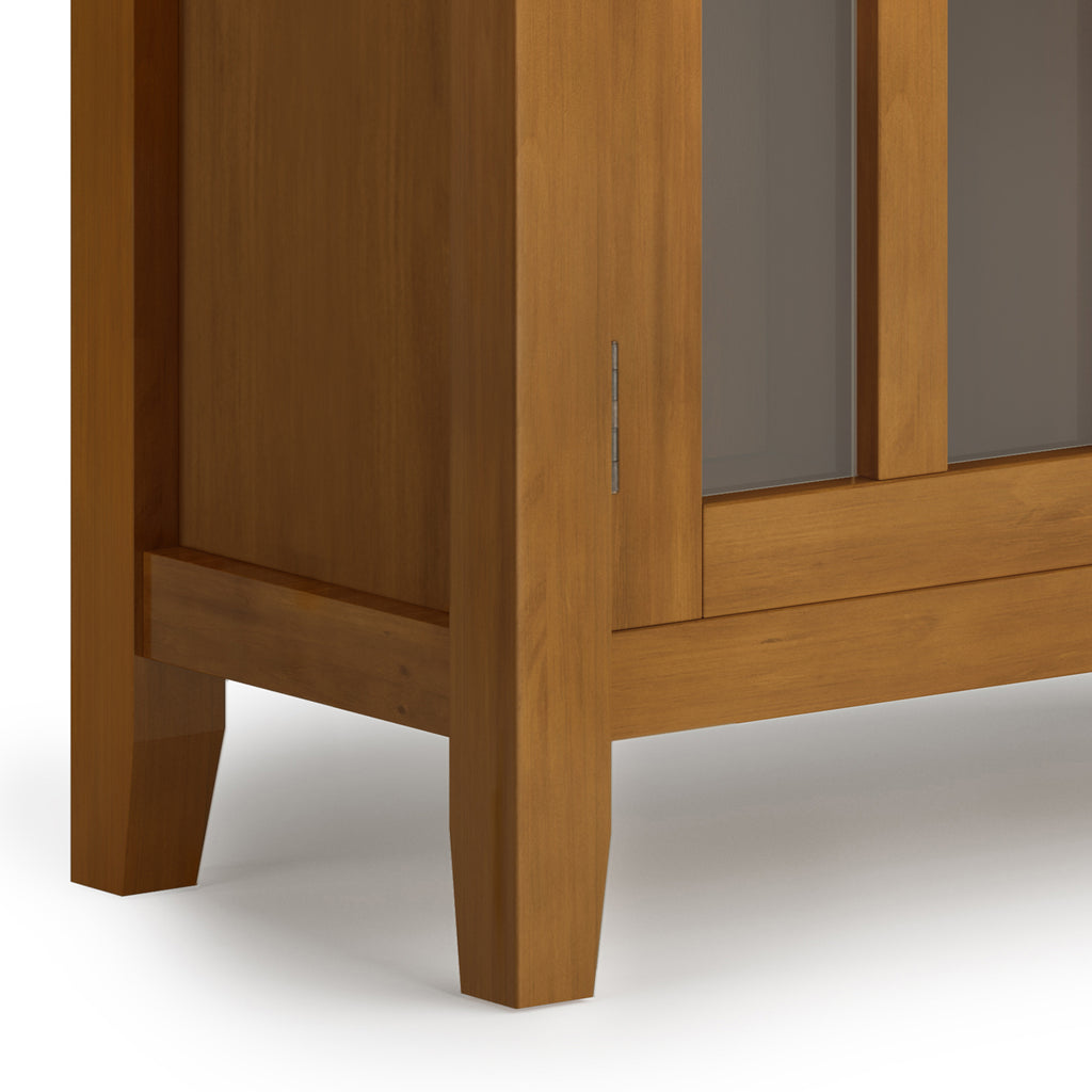 Artisan 30" Wide Solid Wood Low Storage Cabinet in Light Golden