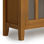 Artisan 30" Wide Solid Wood Low Storage Cabinet in Light Golden