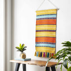 Ligaya Colorful Striped Bohemian Wall Hanging - Clearance