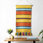 Ligaya Colorful Striped Bohemian Wall Hanging - Clearance