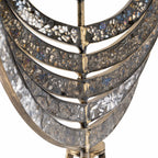 Linntown Antique Gold Circular Metal Sculpture - Clearance