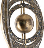 Linntown Antique Gold Circular Metal Sculpture - Clearance
