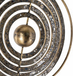 Linntown Antique Gold Circular Metal Sculpture - Clearance