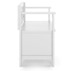Amherst Solid Wood 36 inch Wide Transitional Entryway Storage Bench