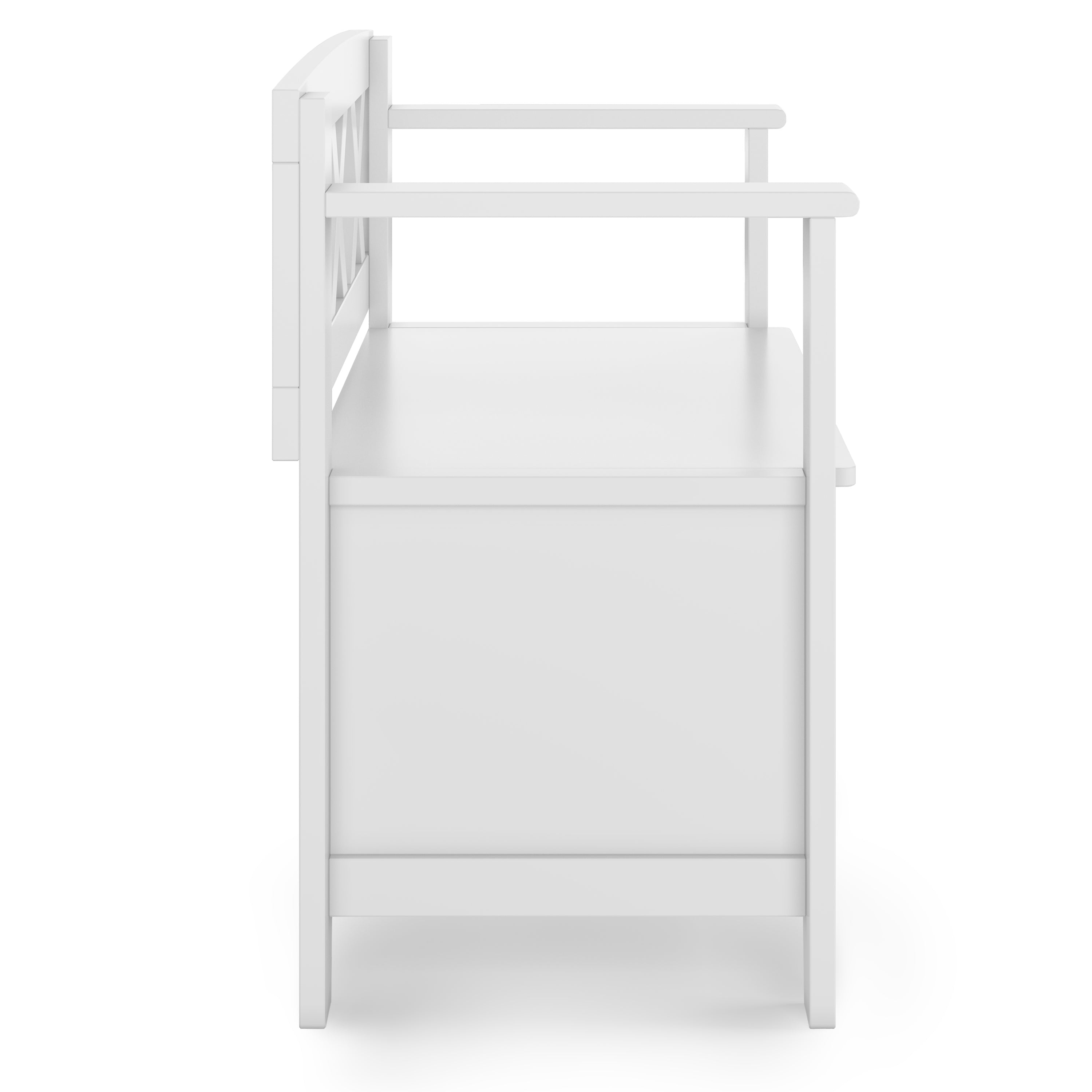 Amherst Solid Wood 36 inch Wide Transitional Entryway Storage Bench