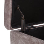 Owen 34 Inch Wide Coffee Table Storage Ottoman in Distressed