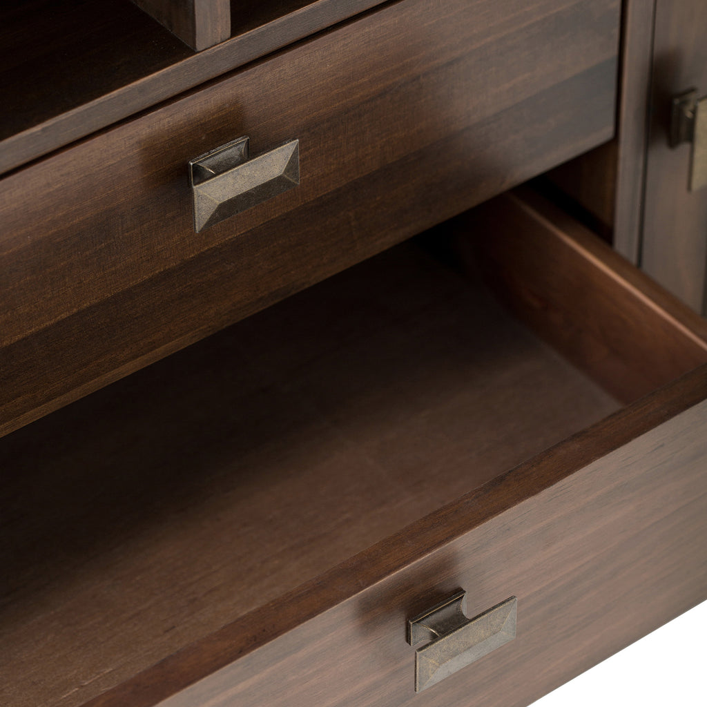 Artisan 72 Inch Wide Solid Wood TV Stand