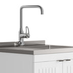 Murphy 24" Laundry Cabinet with Faucet and Stainless Steel Sink