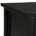 Warm Shaker Solid Wood 24 Inch Wide Transitional Nightstand in Hickory
