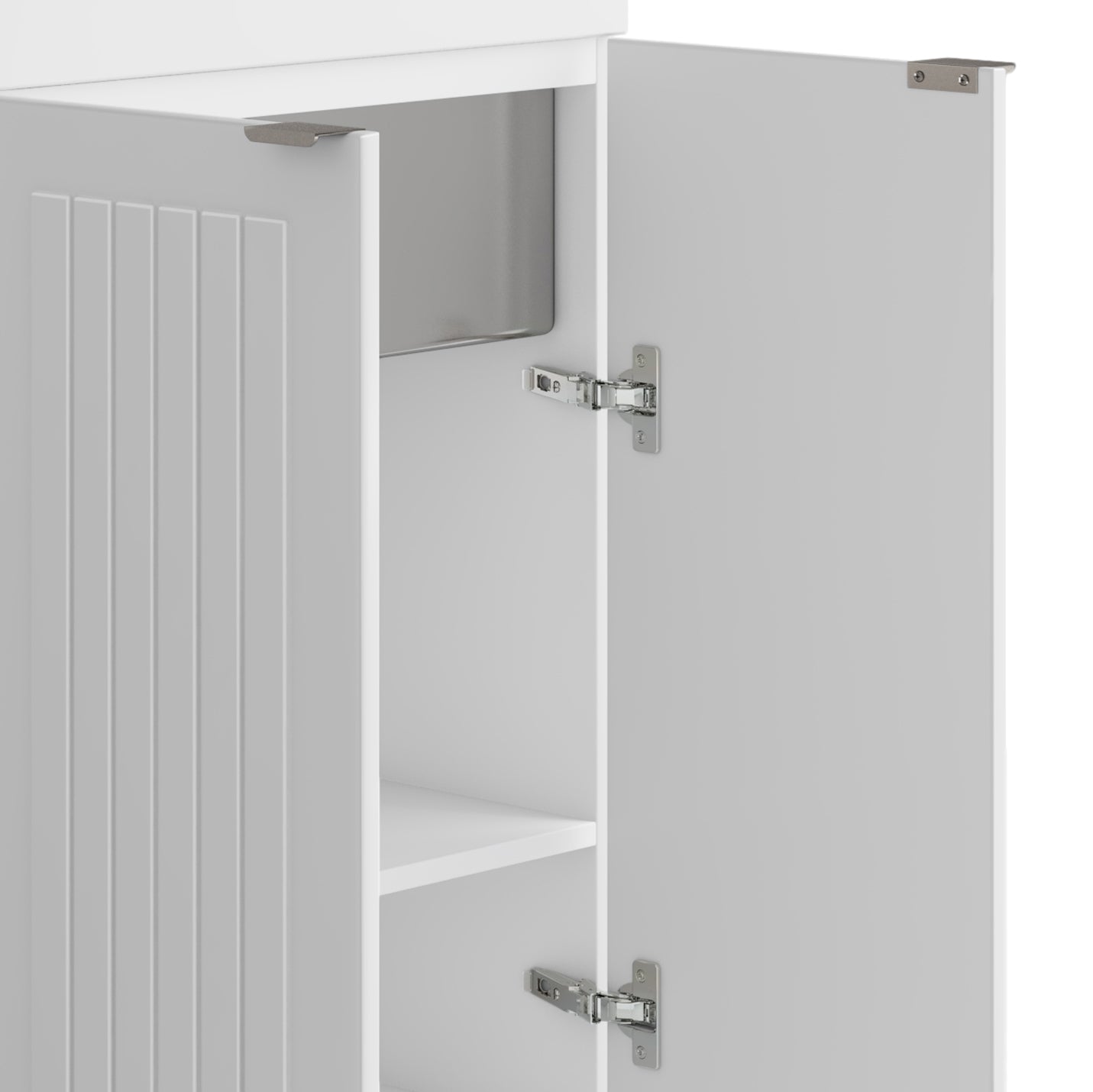 Murphy 24" Laundry Cabinet with Faucet and Stainless Steel Sink