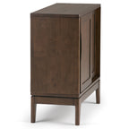 Harper 30 Inch Wide Solid Hardwood Mid-Century Modern Low Storage Cabinet