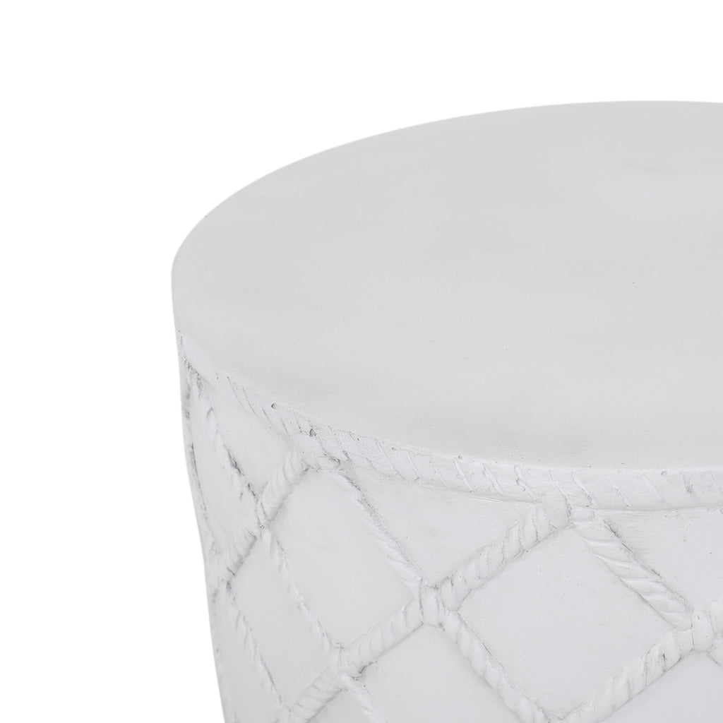 Outdoor MGO Side Table, Antique