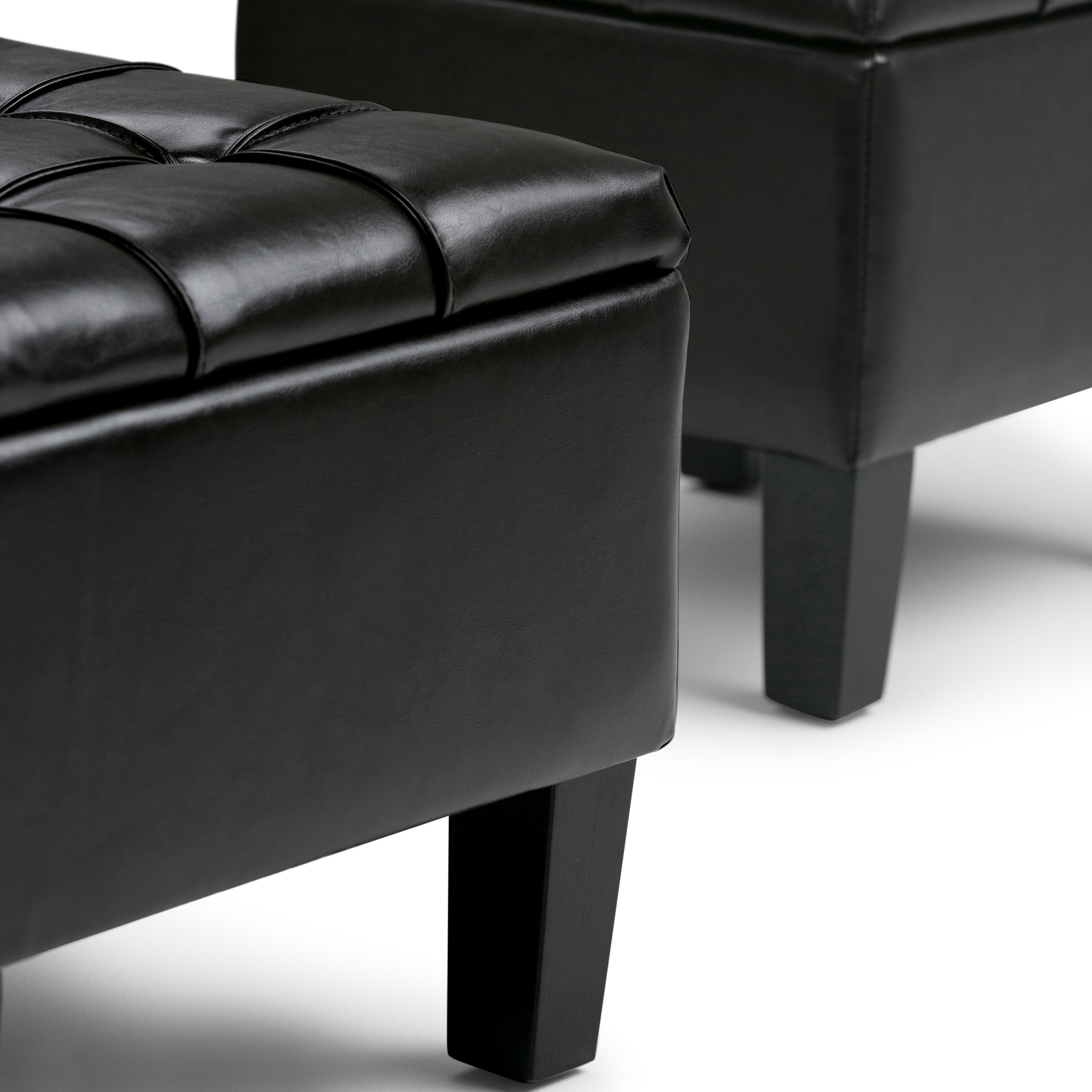 Dover 3 Piece Storage Ottoman - Tanners
