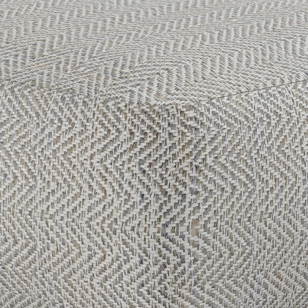 Nate Square Pouf - Patterned
