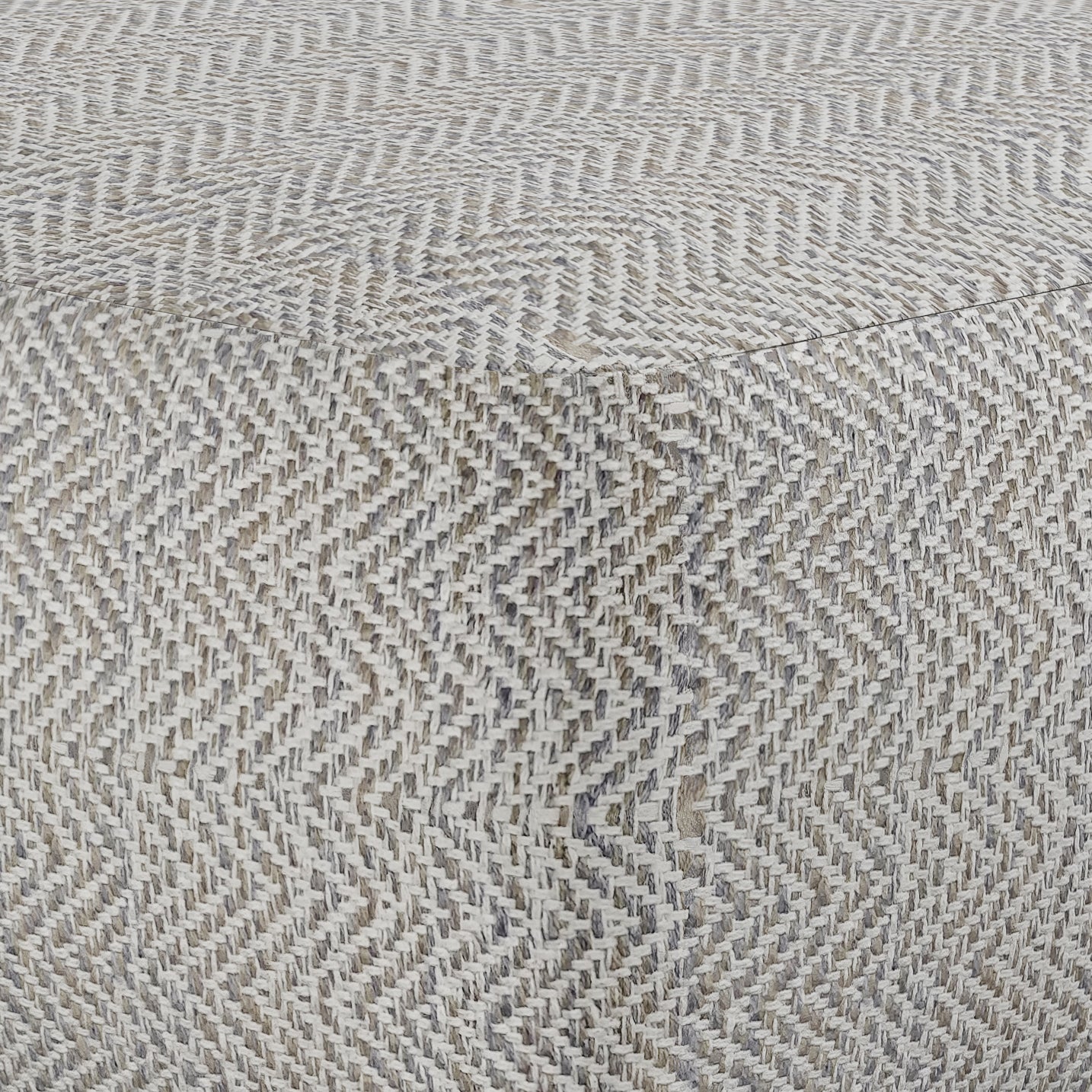 Nate Square Pouf - Patterned