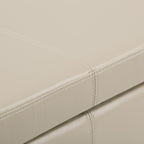 Avalon 48 Inch Wide Storage Ottoman Bench in Satin