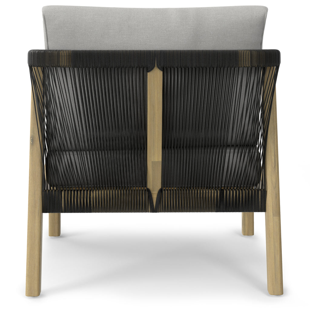 Palmetto Outdoor Conversation Chair (Set of 2) - Stone