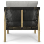 Palmetto Outdoor Conversation Chair (Set of 2) - Stone